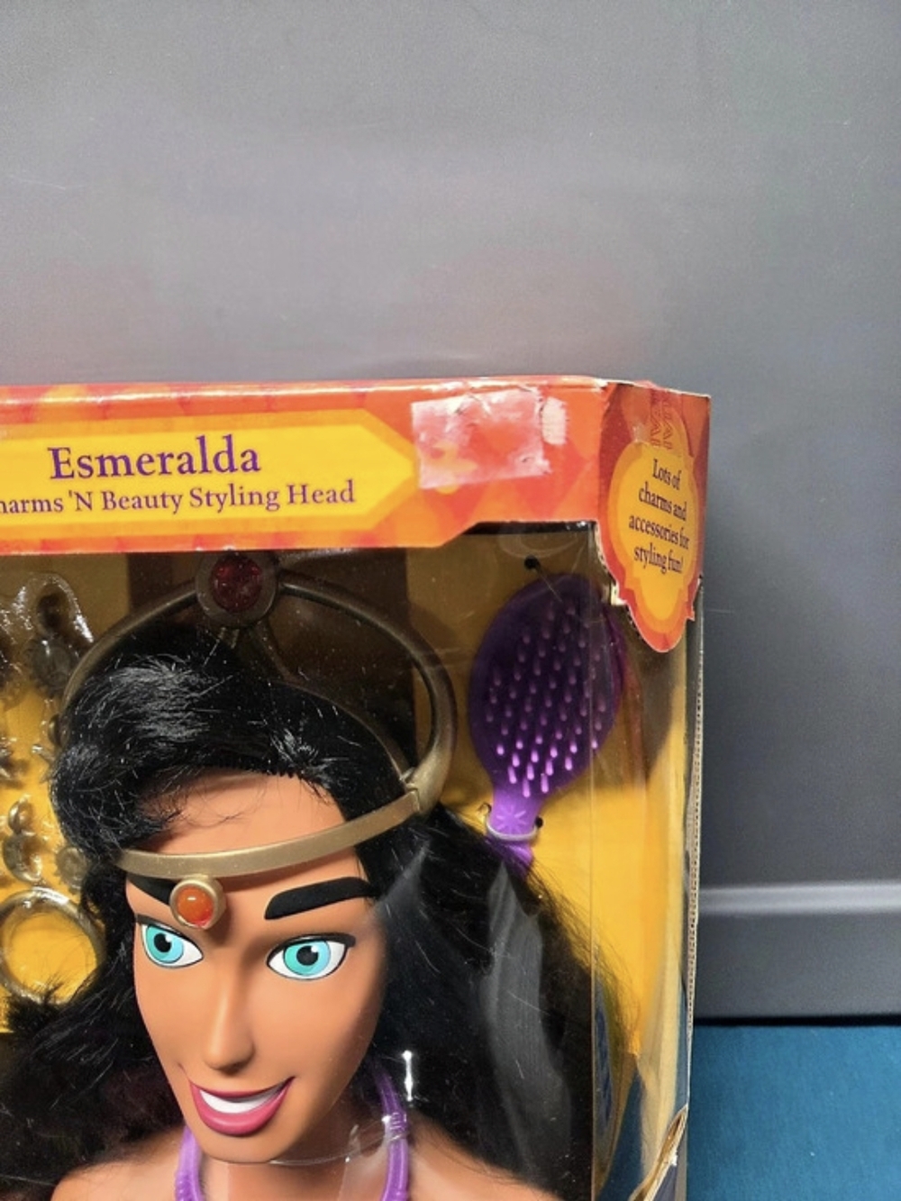 Disney Esmeralda Charms 'N Beauty Styling Head Styling Head Doll #66227 - Picture 2 of 7